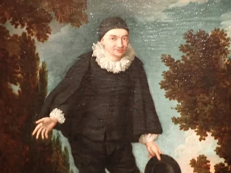 1661-Theodorus Netscher - Raymond Poisson nel ruolo di Crispin